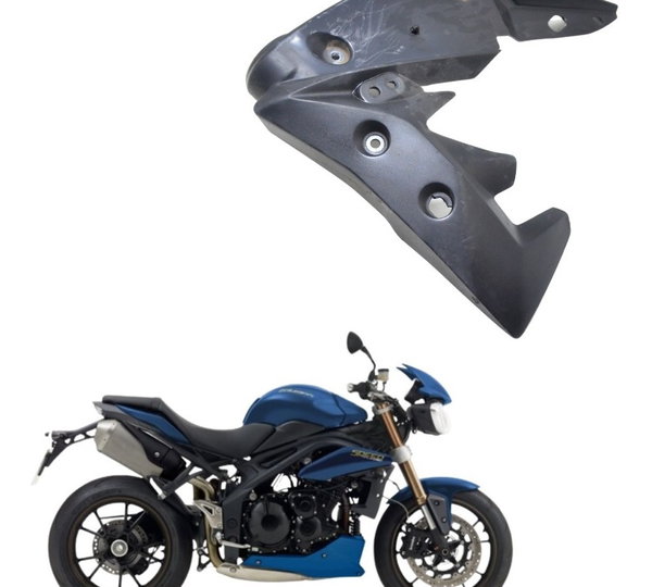 Carenagem Lateral Esq Avaria Triumph Speed Triple 1050 13-15 Preto