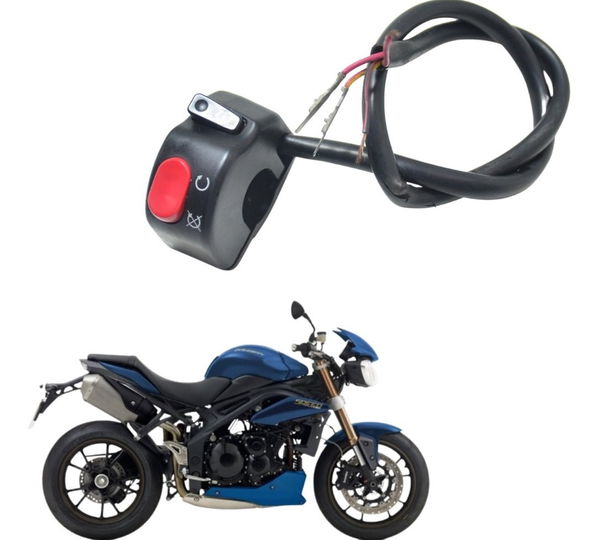 Chave Punho Partida S/ Plug Triumph Speed Triple 1050 13-15