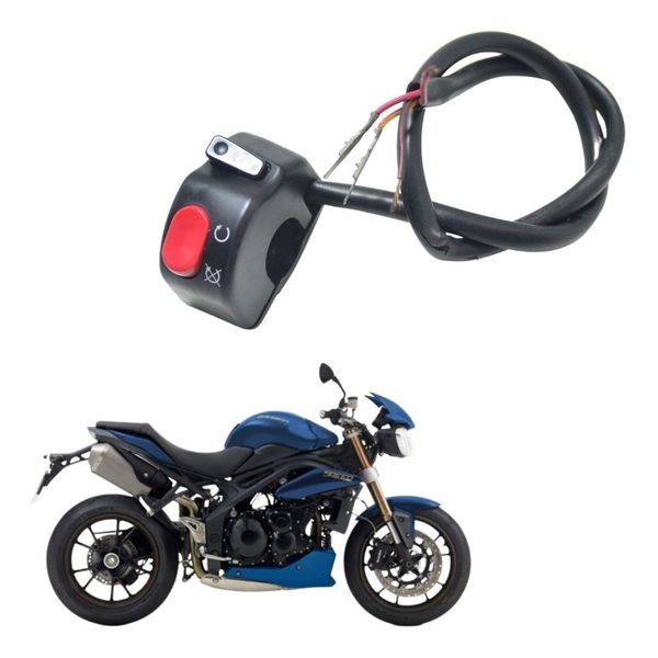 Chave Punho Partida S/ Plug Triumph Speed Triple 1050 13-15