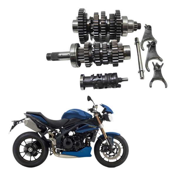 Caixa Marcha Completa Triumph Speed Triple 1050 13-15 Orig