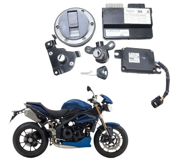 Kit Chave Ignição Cold Triumph Speed Triple 1050 13-15 Orig
