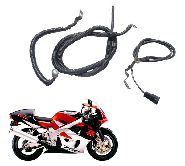 Cabo Bateria +/- Suzuki Gsx-r 750 Srad 96-00 Original