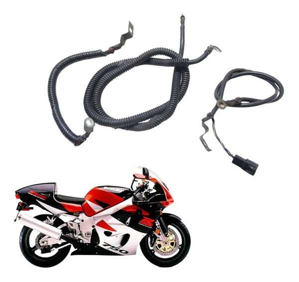Cabo Bateria +/- Suzuki Gsx-r 750 Srad 96-00 Original
