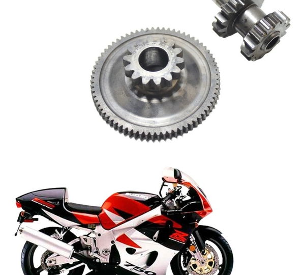 Par Engrenagem Redução Part Suzuki Gsx-r 750 Srad 96-00 Orig