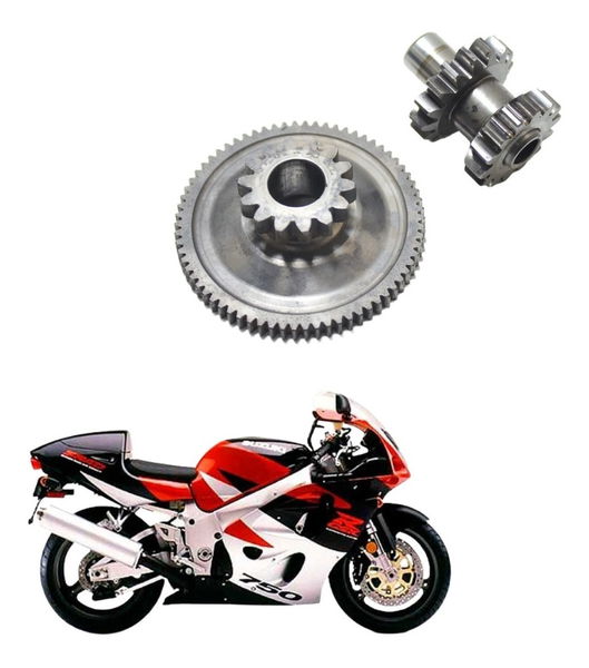 Par Engrenagem Redução Part Suzuki Gsx-r 750 Srad 96-00 Orig