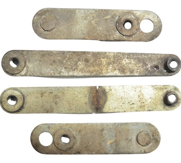 Jogo Suporte Paralama Harley Davidson 1450 2005 Original Prateado