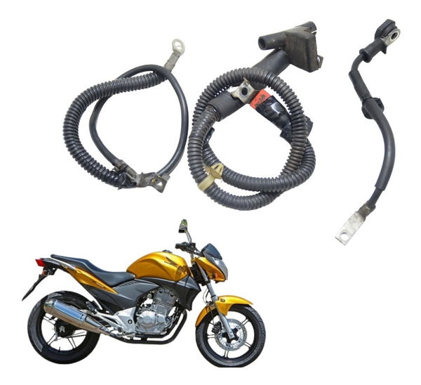 Cabo Bateria +/- Honda Cb 300 R Flex 13-15 Original