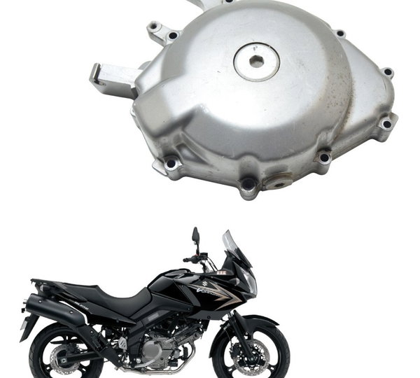 Tampa Estator Motor Esq Suzuki Dl 650 V Strom 09-13 Original Prateado