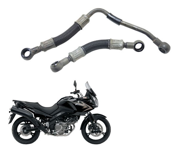 Par Mangueira Radiador Óleo Suzuki Dl 650 V Strom 09-13 Orig