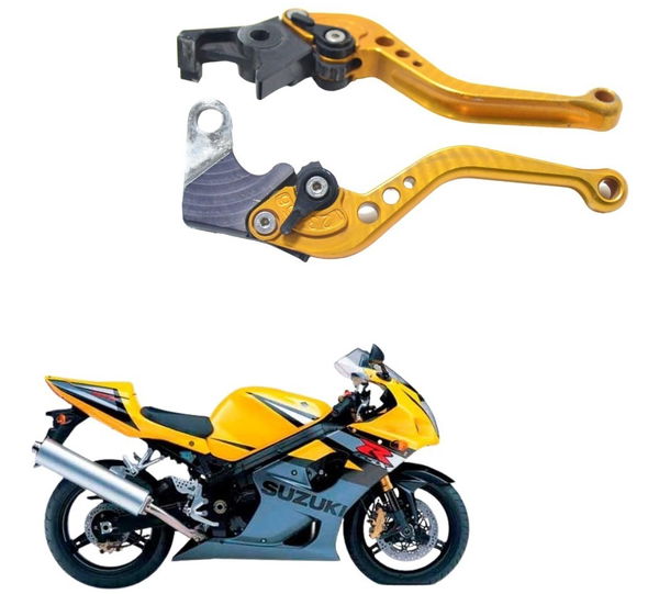 Par Manete C/ Detalhe Esportivo Suzuki Gsx-r Srad 1000 02-05