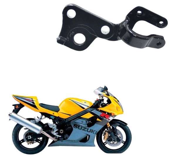 Suporte Pedal Descanso Lat Suzuki Gsx-r Srad 1000 02-05 Orig Preto