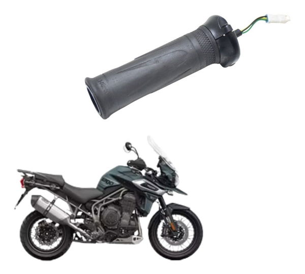 Manopla Esq Aquecedor C/ Detalh Triumph Tiger 1200 Xca 18-21