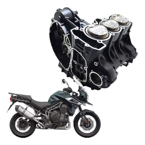 Bloco Motor Baixa Nfe Triumph Tiger 1200 Xca 18-21 Original