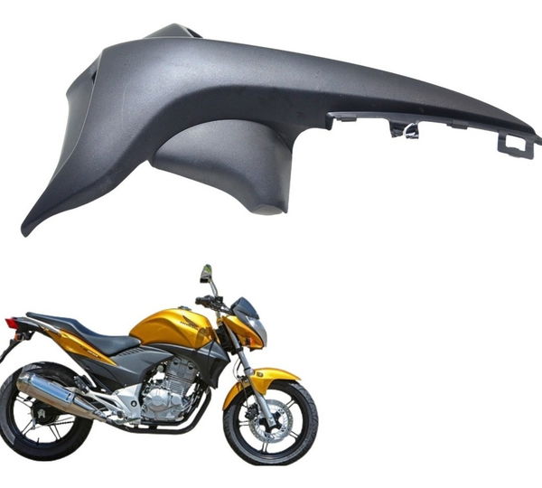 Aleta Tanque Esquerda Avaria Honda Cb 300 R 09-12 Original Preto