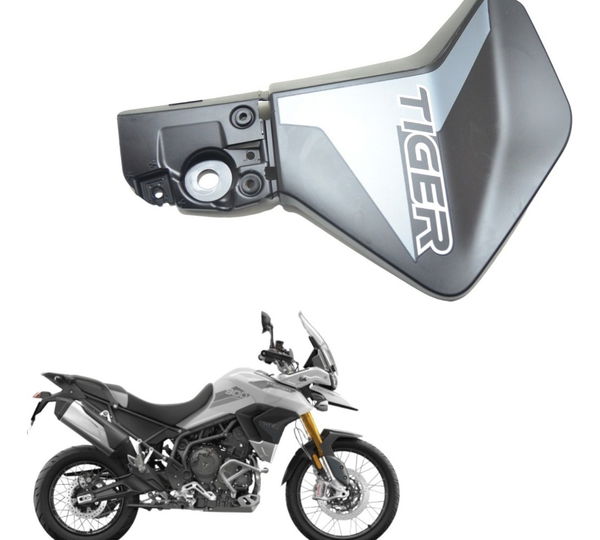 Aleta Tanque Esq Avaria Triumph Tiger 900 Rally Pro 20-23 Cinza
