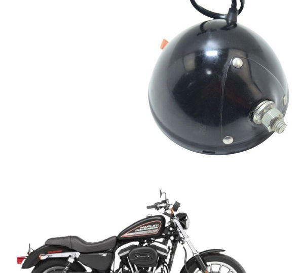 Carcaça Farol Chicote Harley 883 R Sportster 08-11 Original
