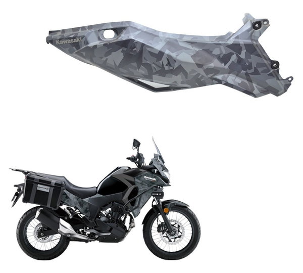Carenagem Lateral Direita Kawasaki Versys 300 X Tourer 18-23 Preto