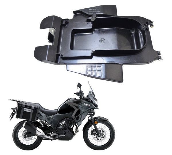 Tampa Caixa Ferramentas Kawasaki Versys 300 X Tourer 18-23 Preto