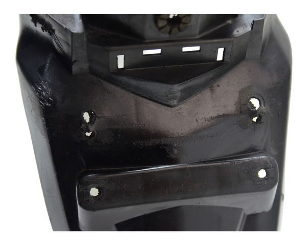 Suporte Placa C/ Detalhes Honda Cg 150 Es 2009 Original