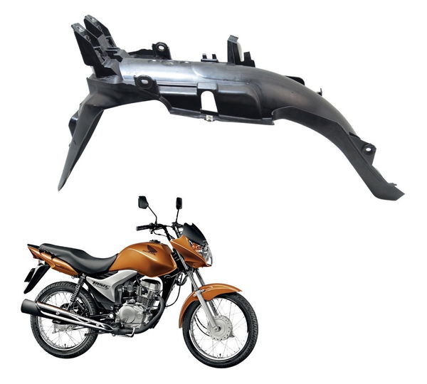 Suporte Placa C/ Detalhes Honda Cg 150 Es 2009 Original