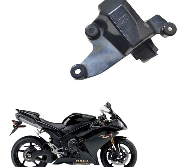 Acabamento Carenagem Direita Yamaha Yzf R1 07-08 Original Preto