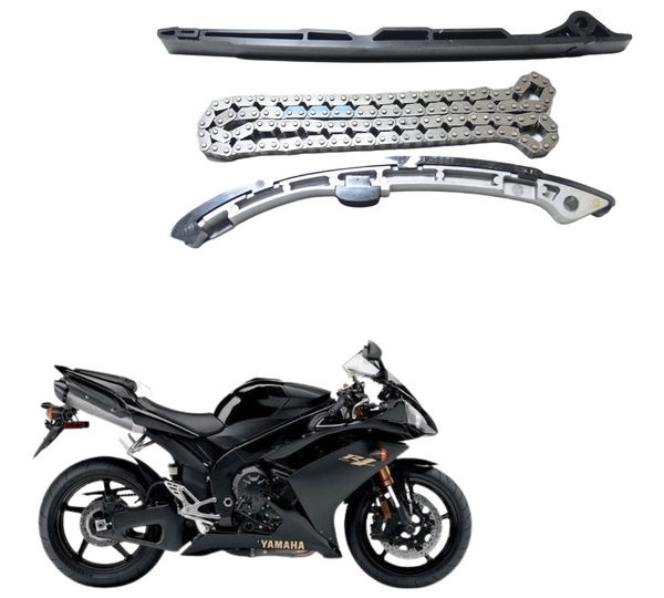 Kit Guia Tensor Corrente Comand Yamaha Yzf R1 07-08 Original