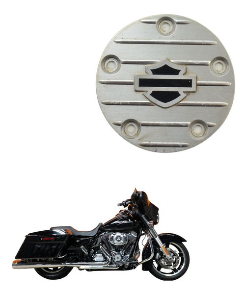 Tampa Acabamento Motor Dir Harley Street Glide Touring 11-13