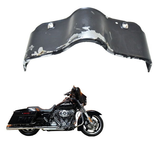 Carenagem Central Detalhes Harley Street Glide Touring 11-13 Preto