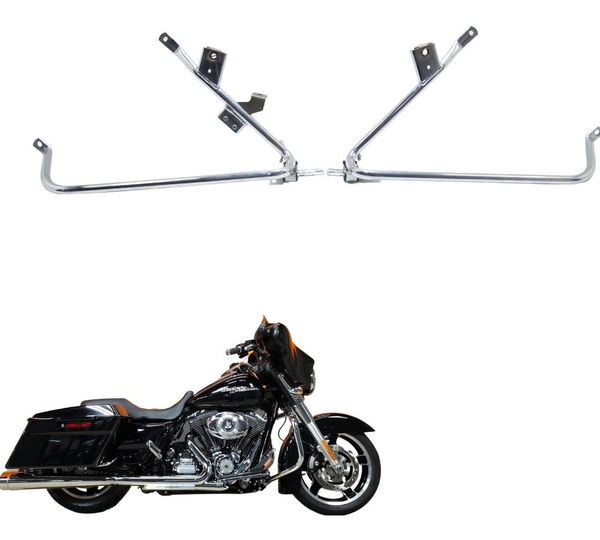 Suporte Alforge Harley Street Glide Touring 11-13 Prateado
