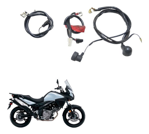 Cabo Bateria +/- Suzuki Dl 650 V Strom 14-17 Original