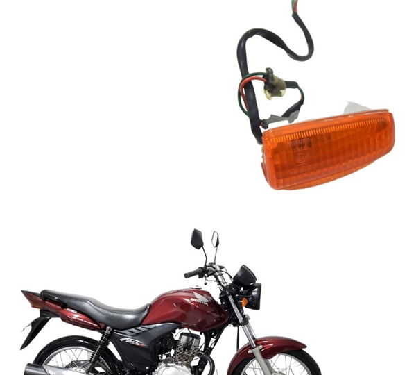 Lente Pisca Honda Cg 150 Es 2011 Original Laranja