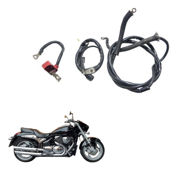 Cabo Bateria +/- Suzuki Boulevard M1500 2011 Original