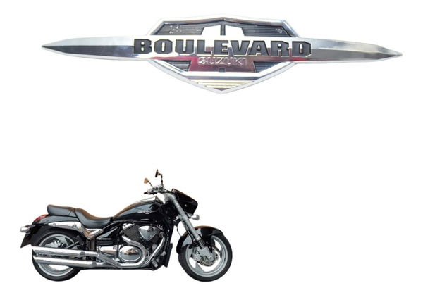 Emblema Direito Suzuki Boulevard M1500 2011 Original