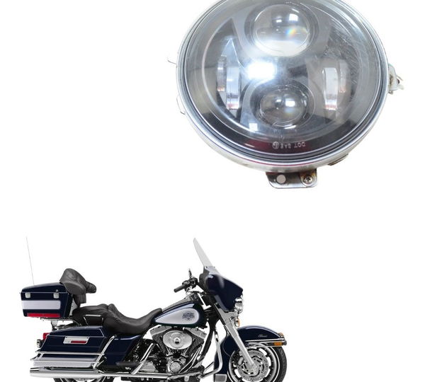 Farol Led Harley Electra Glide 1450 00-03 Esquerdo