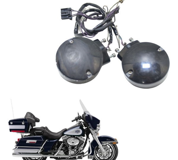 Par Pisca Dianteiro Detalhes Harley Electra Glide 1450 00-03