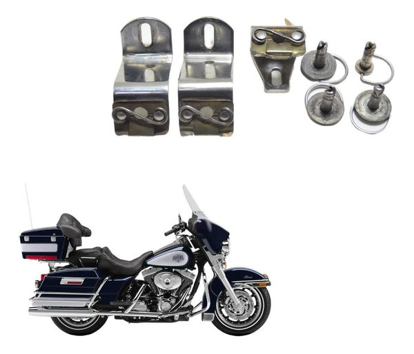 Jogo Trava Suporte Alforge Harley Electra Glide 1450 00-03