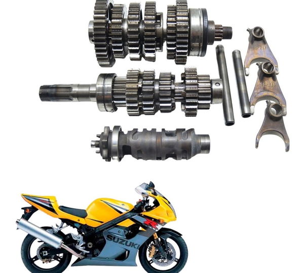 Caixa Marcha Completa Suzuki Gsx-r Srad 1000 02-05 Original