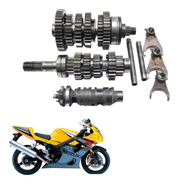 Caixa Marcha Completa Suzuki Gsx-r Srad 1000 02-05 Original