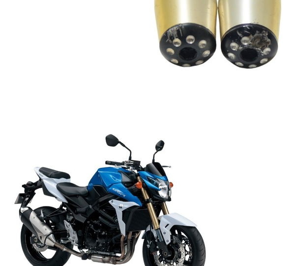 Par Peso Guidão C/ Detalhes Suzuki Gsr 750 14-16 Original