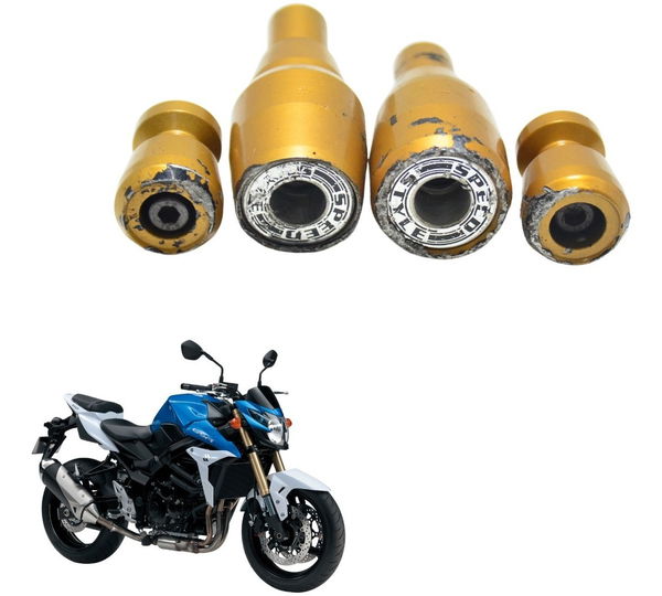 Jogo Sliders C/ Detalhes Suzuki Gsr 750 14-16 Original