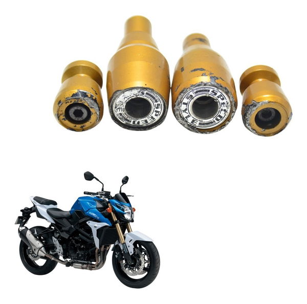 Jogo Sliders C/ Detalhes Suzuki Gsr 750 14-16 Original