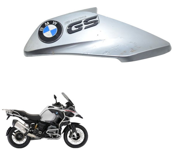 Carenagem Lateral Esq Avaria Bmw R1200 R 1200 Gs 13-19 Orig Cinza