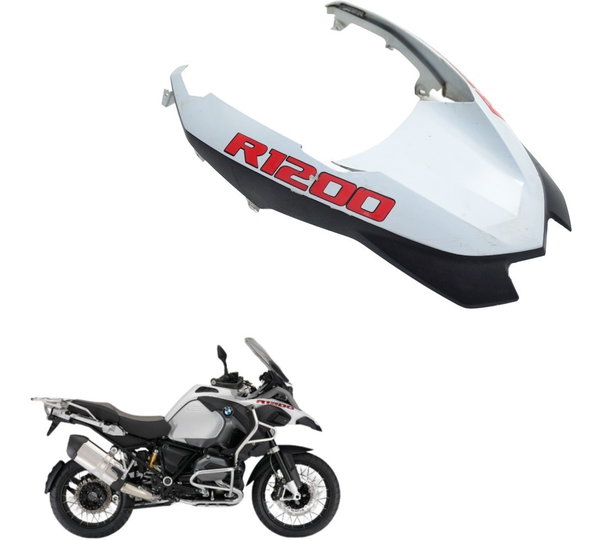 Bico Frontal C/ Detalhes Bmw R1200 R 1200 Gs 13-19 Original Branco