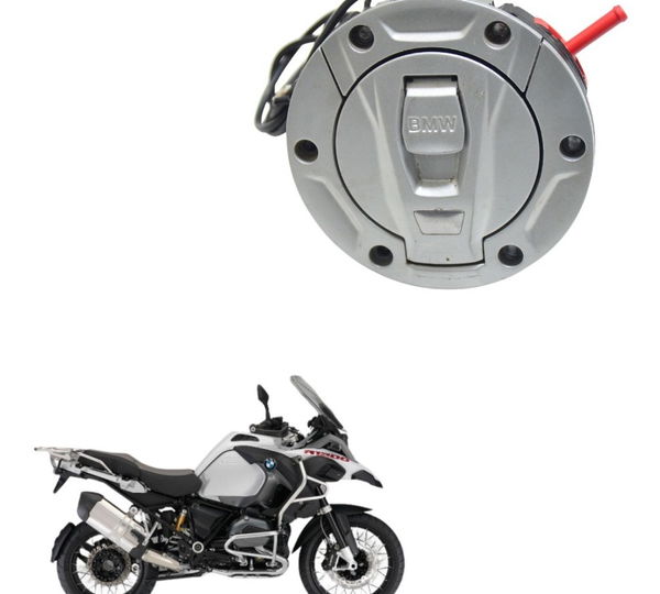 Tampa Tanque Key Less Bmw R1200 R 1200 Gs 13-19 Original Prateado