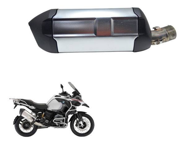 Ponteira Escape C/ Acabamento Bmw R1200 R 1200 Gs 13-19 Orig