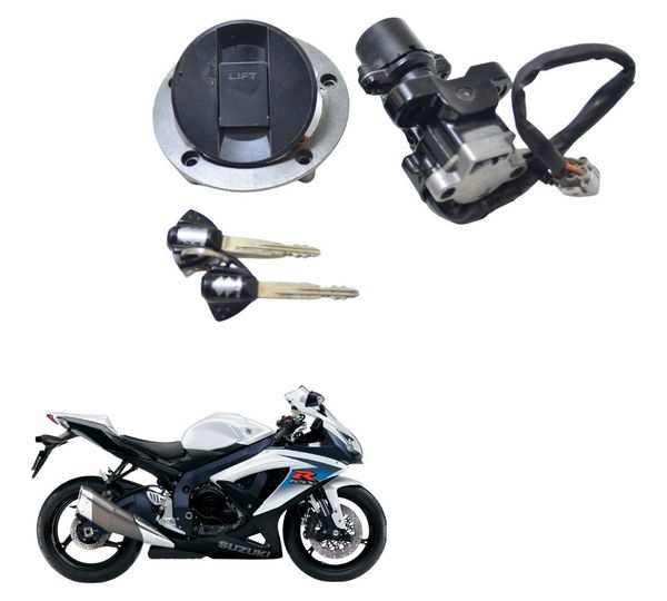 Kit Chave Ignição S/ Trava Banco Suzuki Gsx-r 750 Srad 10-14