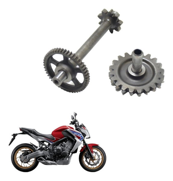 Engrenagem Redução Partida Honda Cb 600f Hornet 08-14 Orig