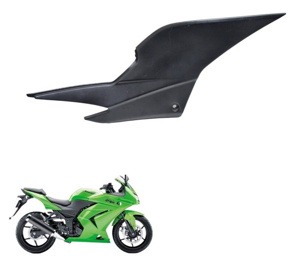 Carenagem Lateral Direita Kawasaki Ninja 250 R 08-12 Orig Preto