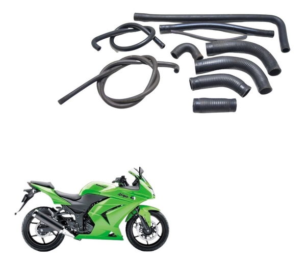 Kit Mangueiras Kawasaki Ninja 250 R 08-12 Original