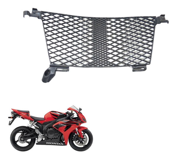 Grade Radiador Honda Cbr 1000 Rr 04-07 Original Preto
